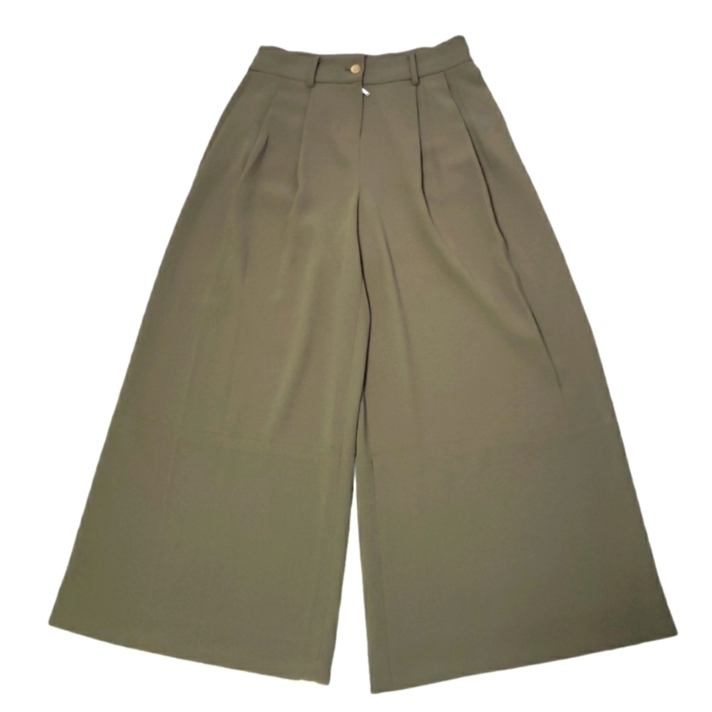 GREY JASON WU, Cropped Wide Leg Pants, Size 2